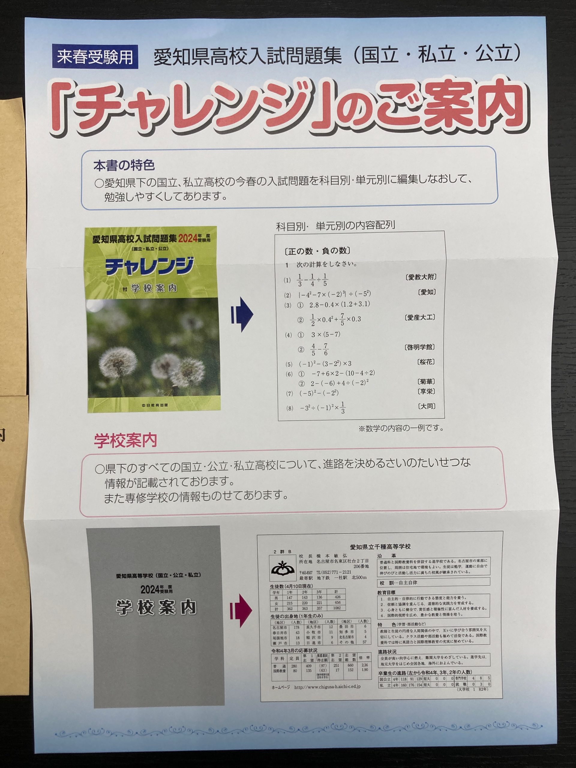 学校おススメの「チャレンジ」は買わんでいい!(長久手教室) | 中京個別指導学院 | 名古屋 長久手 日進の個別指導 学習塾
